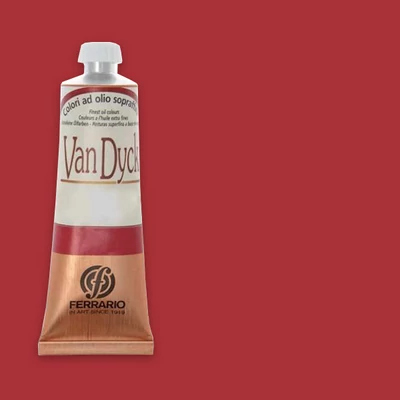 Ferrario Van Dyck olajfesték, 60 ml - 28, cadmium red deep