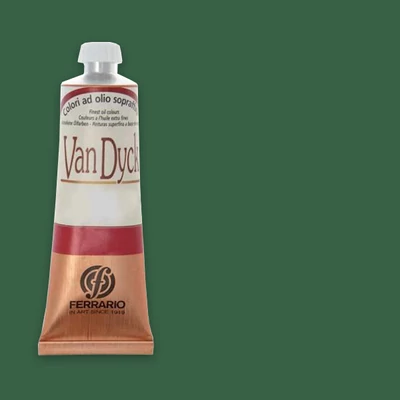 Ferrario Van Dyck olajfesték, 60 ml - 64, cinnabar green deep