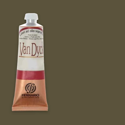 Ferrario Van Dyck olajfesték, 60 ml - 71, green earth ancient