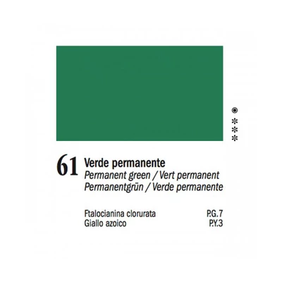 Ferrario Van Dyck olajfesték, 20 ml - 61, permanent green