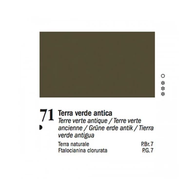Ferrario Van Dyck olajfesték, 60 ml - 71, green earth ancient