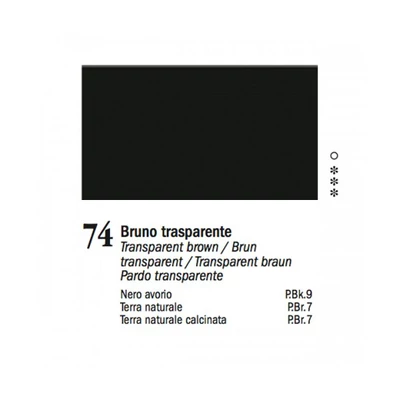 Ferrario Van Dyck olajfesték, 20 ml - 74, transparent brown