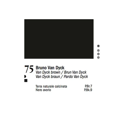 Ferrario Van Dyck olajfesték, 20 ml - 75, vandyck brown