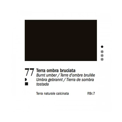 Ferrario Van Dyck olajfesték, 20 ml - 77, burnt umber
