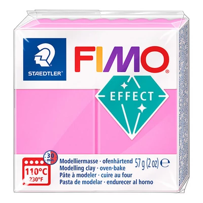 FIMO Neon Effect süthető gyurma, 57 g - neon pink (8010-201)