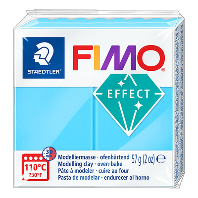 FIMO Neon Effect süthető gyurma, 57 g - neon kék (8010-301)