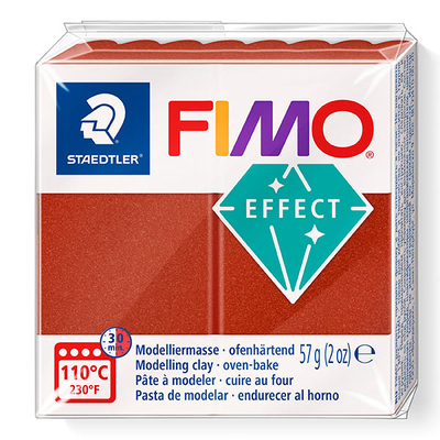 FIMO Effect süthető gyurma, 57 g - metál vörösréz (8020-27)