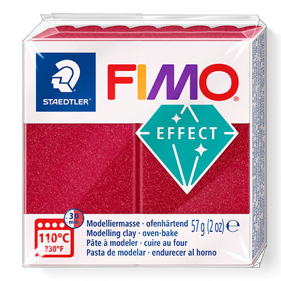FIMO Effect süthető gyurma, 57 g - metál rubin (8020-28)