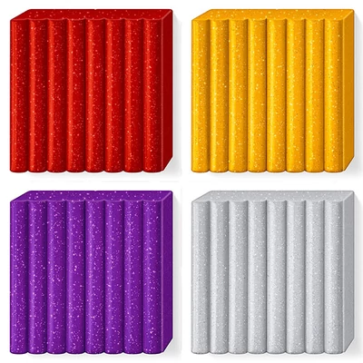 FIMO Effect süthető gyurma, csillámos - különféle színekben