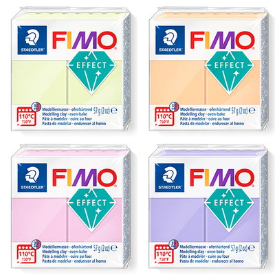 FIMO Effect süthető gyurma, pasztell - különféle színekben
