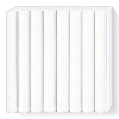 FIMO Kids süthető gyurma, 42 g - glitter fehér (8030-052)