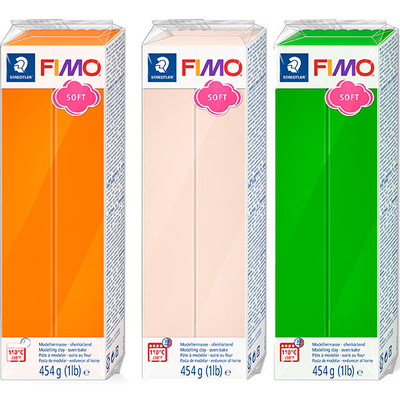 FIMO Soft süthető gyurma, 454 g - különféle színekben