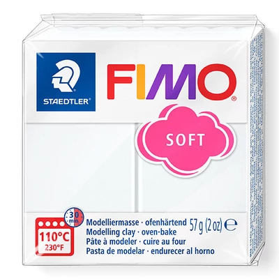 FIMO Soft süthető gyurma, 57 g - fehér (8020-0)