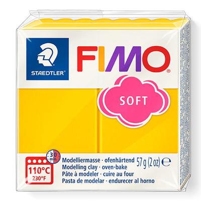 FIMO Soft süthető gyurma, 57 g - napsárga (8020-16)