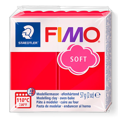 FIMO Soft süthető gyurma, 57 g - indiánpiros (8020-24)