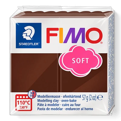 FIMO Soft süthető gyurma, 57 g - csokoládé (8020-75)
