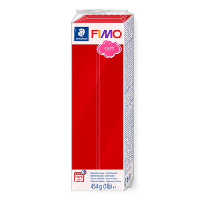 FIMO Soft süthető gyurma, 454 g - karácsonyi piros 8021-2