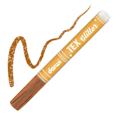 Darwi Tex Glitter textilfilc sötét anyagra - réz