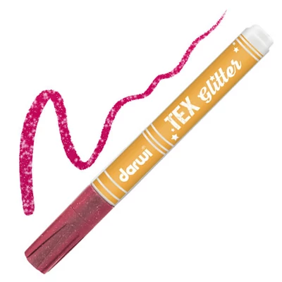 Darwi Tex Glitter textilfilc sötét anyagra - kármin