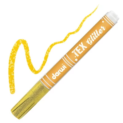 Darwi Tex Glitter textilfilc sötét anyagra - sárga