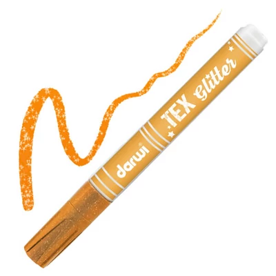 Darwi Tex Glitter textilfilc sötét anyagra - narancs