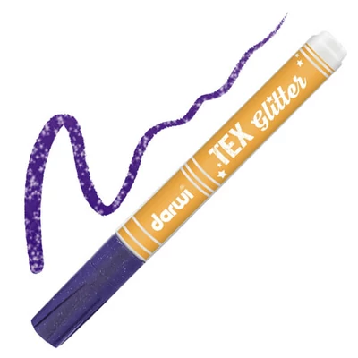 Darwi Tex Glitter textilfilc sötét anyagra - viola