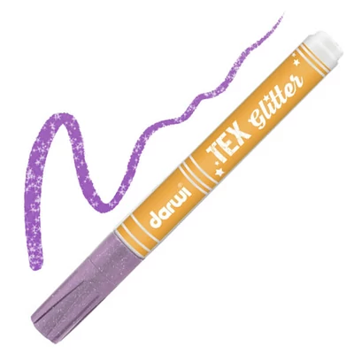 Darwi Tex Glitter textilfilc sötét anyagra - világoslila