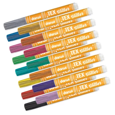 Darwi Tex Glitter textilfilc sötét anyagra - különféle színekben