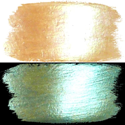 Hobbyművész akrilfesték, 40 ml - bicolor, 106, aranysárga/zöld