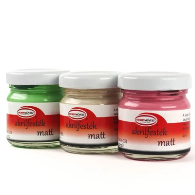 Hobbyművész akrilfesték 40 ml - matt különféle színekben