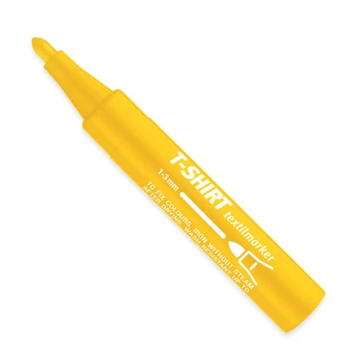 T-Shirt textilmarker - sárga, 20