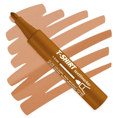 T-Shirt textilmarker - barna, 31