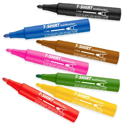 T-Shirt textilmarker - különféle színekben