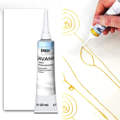 Javana selyemkontúr, gutta, 20 ml - színtelen