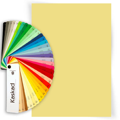 Kaskad színes fénymásolópapír, A/4, 80 g - 55, sárga, Bunting yellow