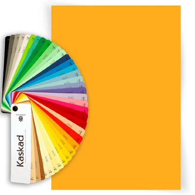 Kaskad színes fénymásolópapír, A/4, 80 g, 10 db - 58, napsárga, Goldcrest yellow