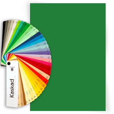 Kaskad színes fénymásolópapír, A/4, 80 g, 10 db - 68, smaragdzöld, Woodpecker green