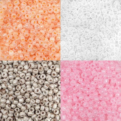 Gyöngyházas kásagyöngy, 2 mm -különféle színekben