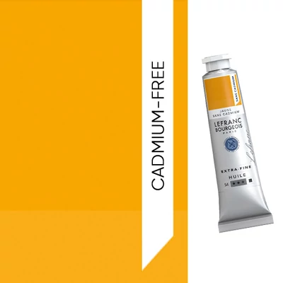 L&B Extra-Fine olajfesték, 40 ml - 890, cadmium-free yellow