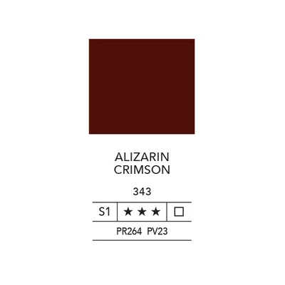 L&amp;amp;B Fine Oil olajfesték, 40 ml - 343, alizarin crimson