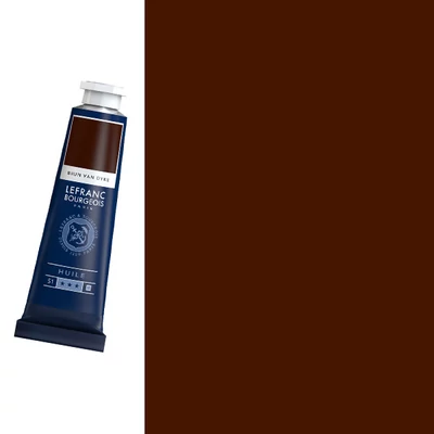 L&amp;B Fine Oil olajfesték, 40 ml - 111, permanent vandyck brown