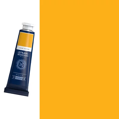 L&amp;B Fine Oil olajfesték, 40 ml - 198, medium yellow