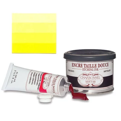 Charbonnel rézkarcfesték, 200 ml - lemon yellow