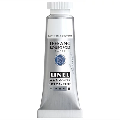L&amp;amp;B Linel extra fine gouache festék, 14 ml - 012, super hiding white