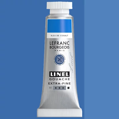 L&B Linel extra fine gouache festék, 14 ml - 030, cobalt blue
