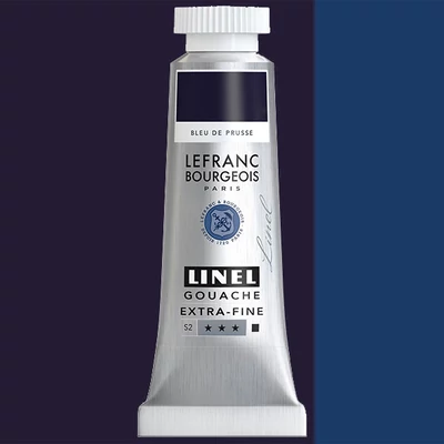 L&amp;amp;B Linel extra fine gouache festék, 14 ml - 046, prussian blue
