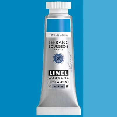 L&B Linel extra fine gouache festék, 14 ml - 047, azure blue hue
