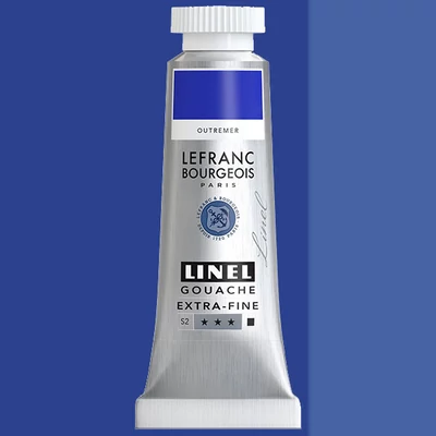L&amp;amp;B Linel extra fine gouache festék, 14 ml - 054, ultramarine