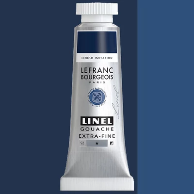 L&B Linel extra fine gouache festék, 14 ml - 084, indigo imitation
