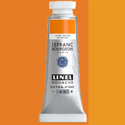 L&B Linel extra fine gouache festék, 14 ml - 181, indian yellow imitation